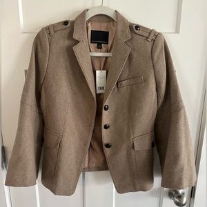 NWT Banana Republic Tan/Gold Blazer Sz. 2